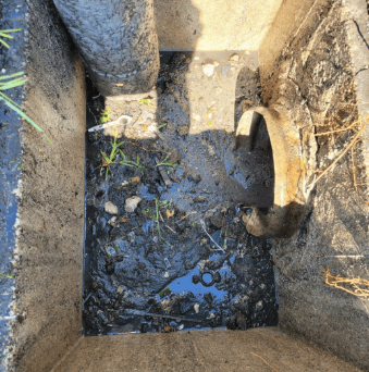 Man hole before