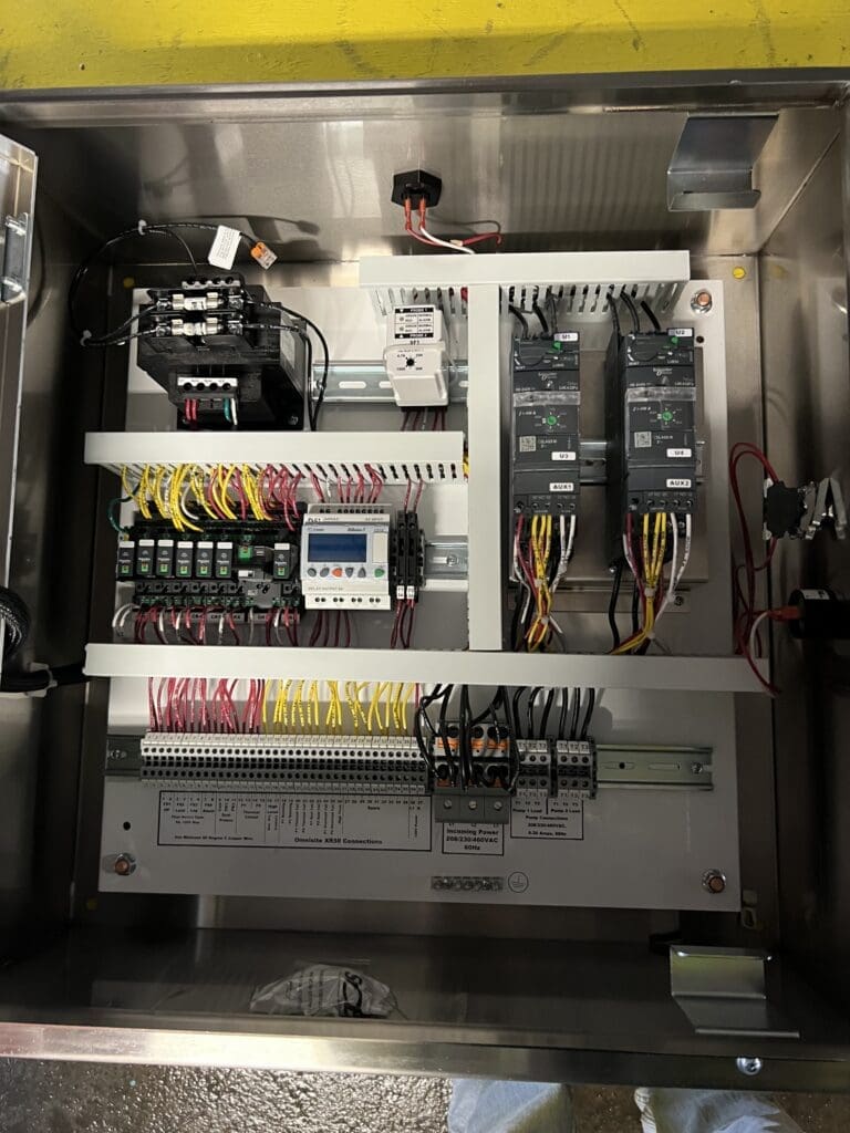 Control panel before