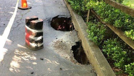 Two Sinkholes