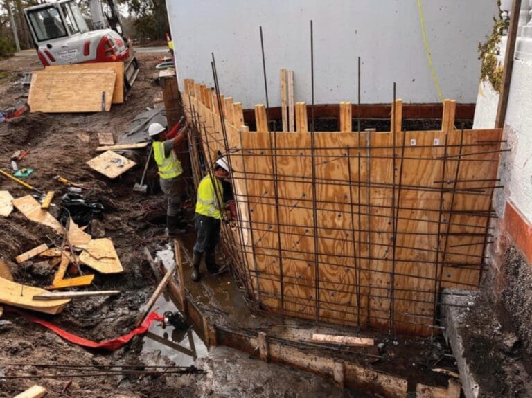 reinforced wall